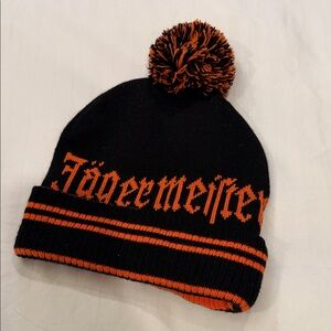 Jagermeister Black and Orange winter tuque